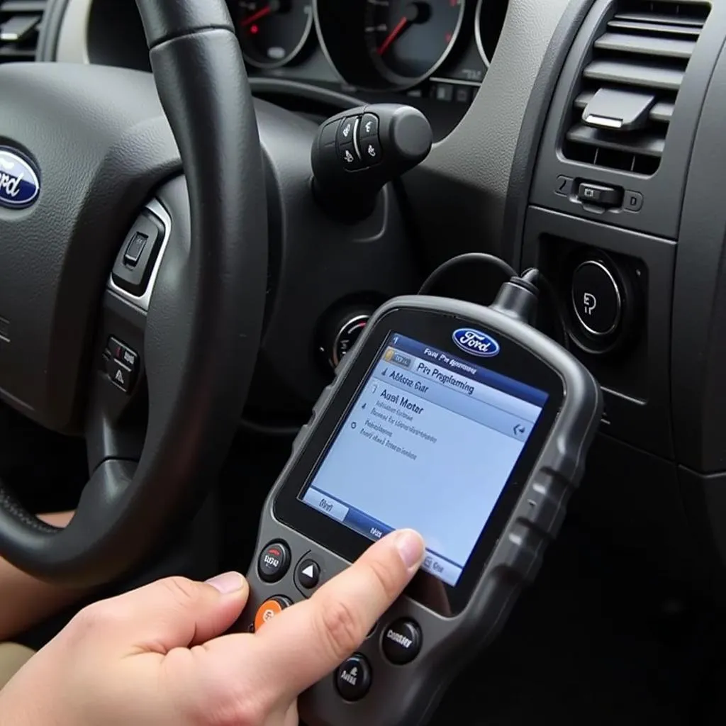 Using an OBD Key Programmer on a Ford