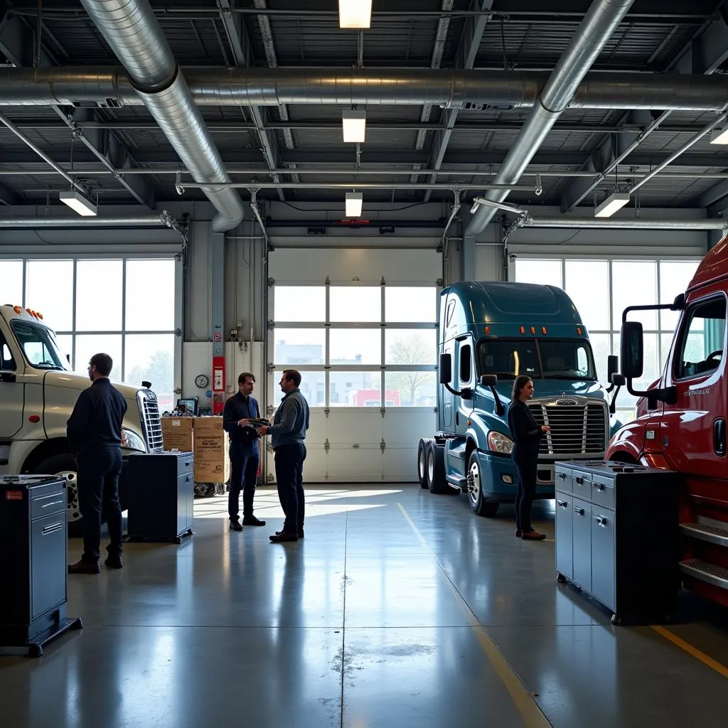 Freightliner Dealership Service Department