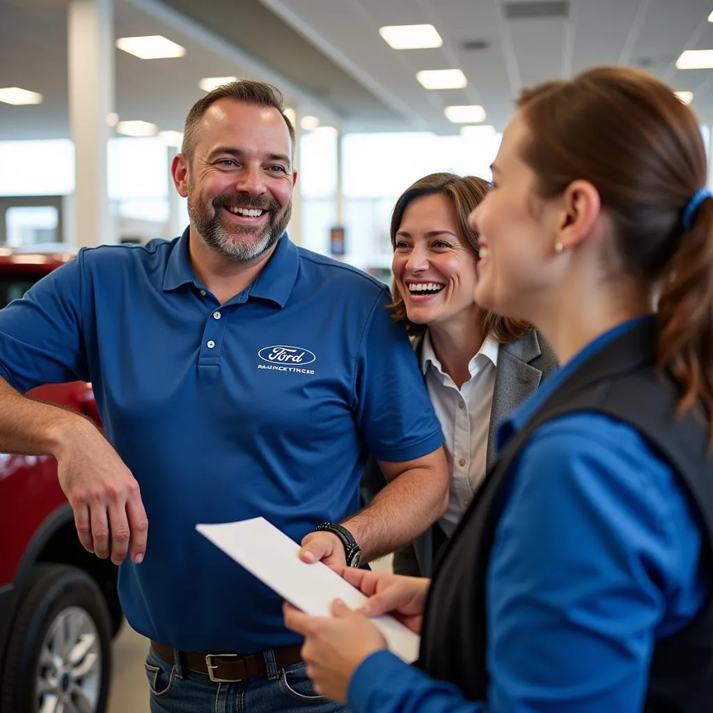 Jones Ford Wickenburg Staff Assisting Customers