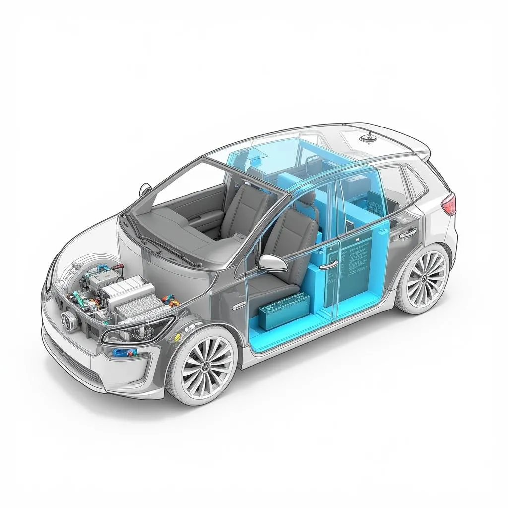 GEM Electric Car Battery Components