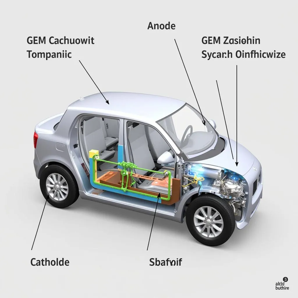 GEM Electric Car Battery Components