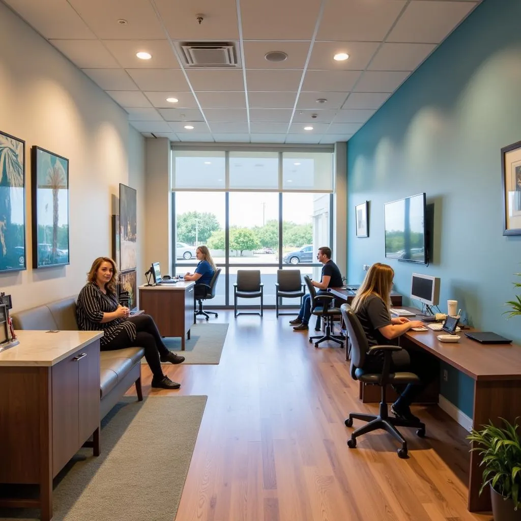 Modern and Welcoming Eye Clinic Interior