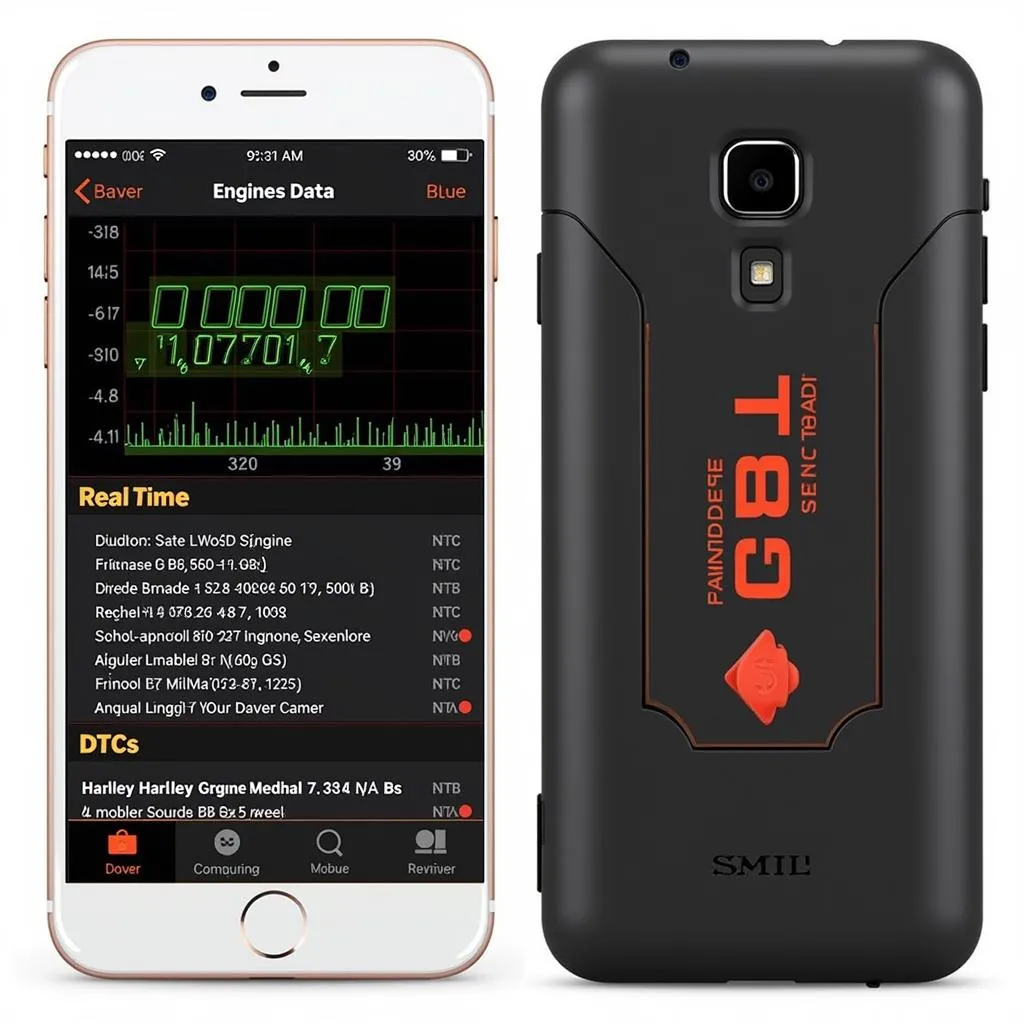 Harley Bluetooth OBD App Interface