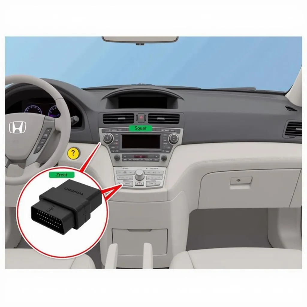 Honda Odyssey OBD Port Location