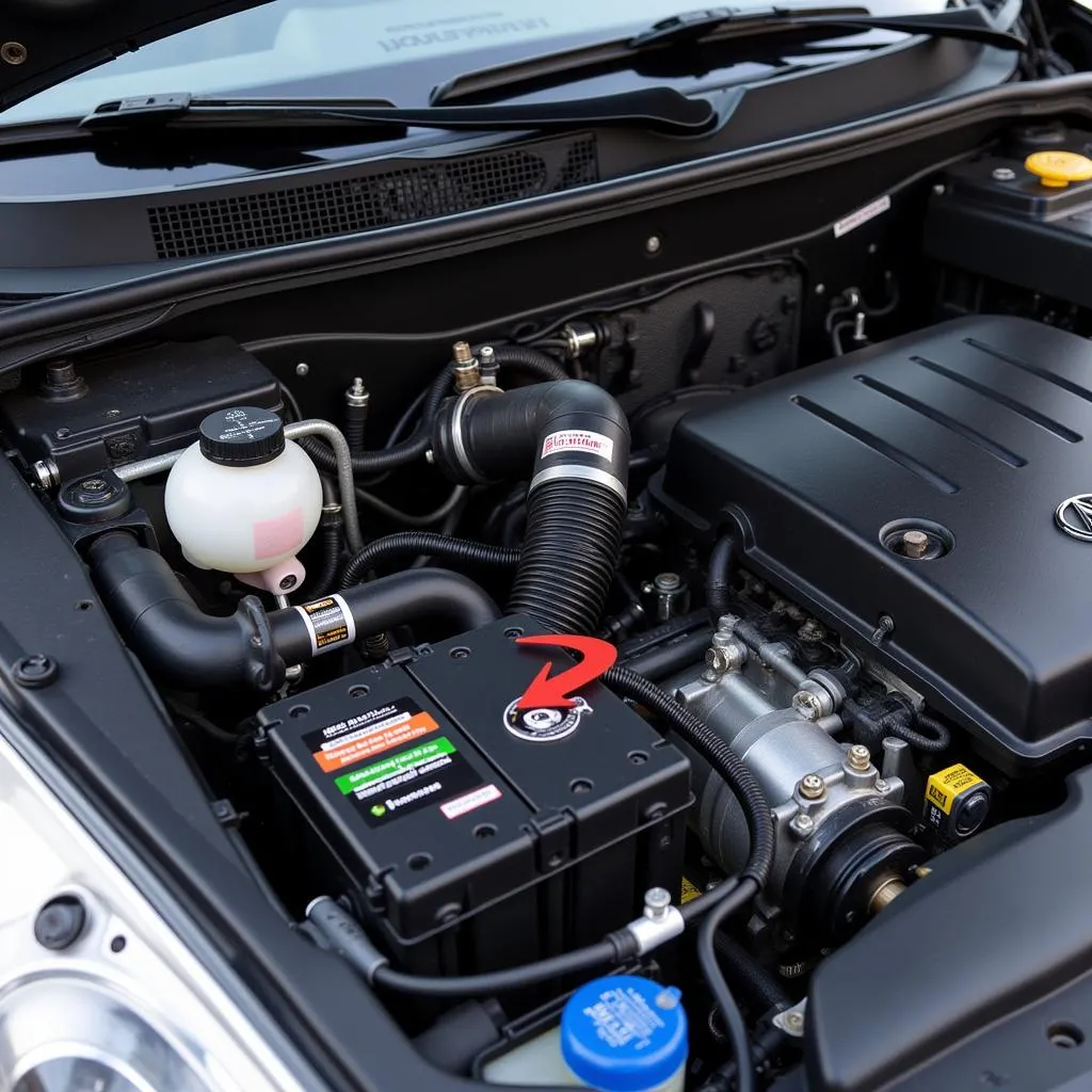 Infiniti G25 engine bay