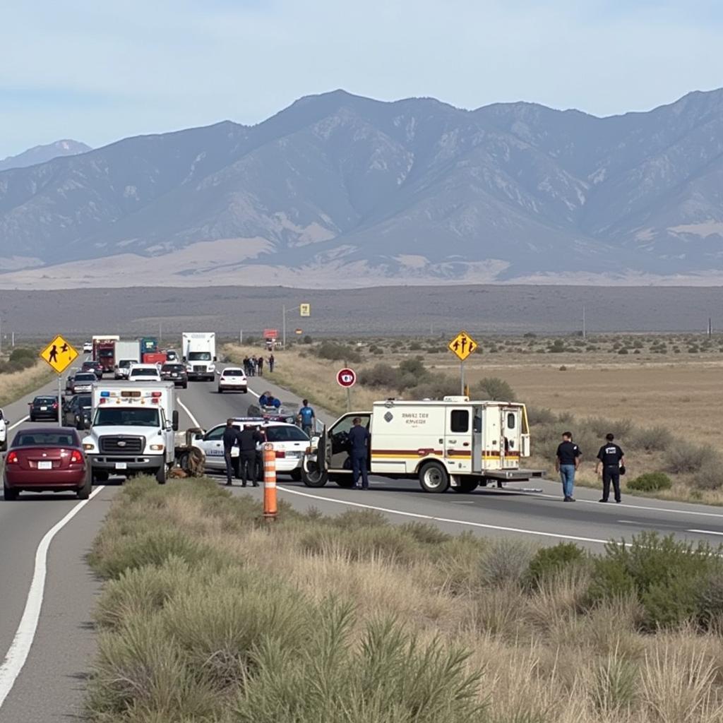 A photo of Interstate 17, mile marker 92