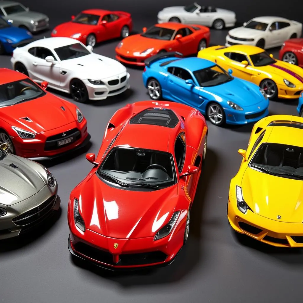 Collection of Jada Toys model cars