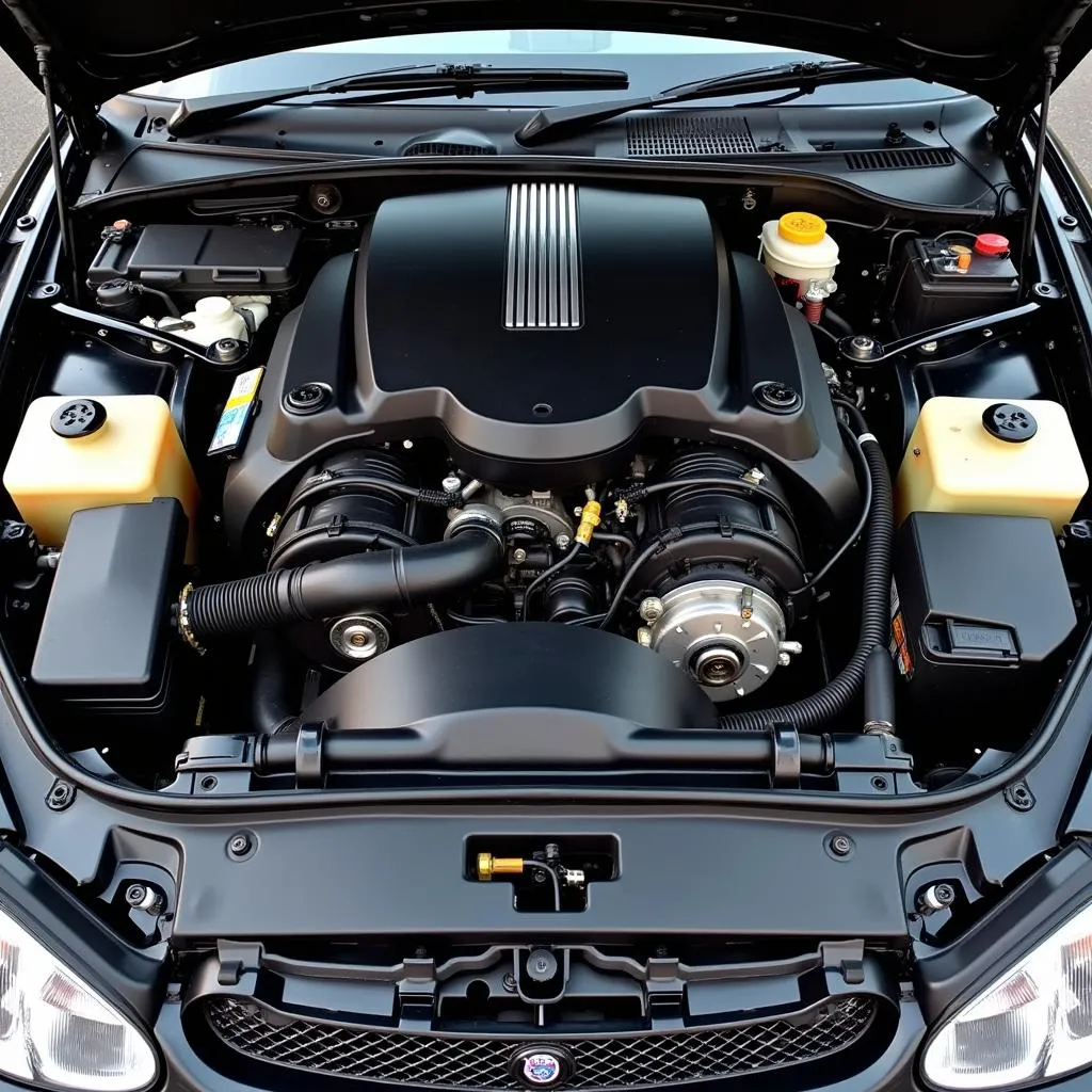 Jaguar XK8 Engine Bay