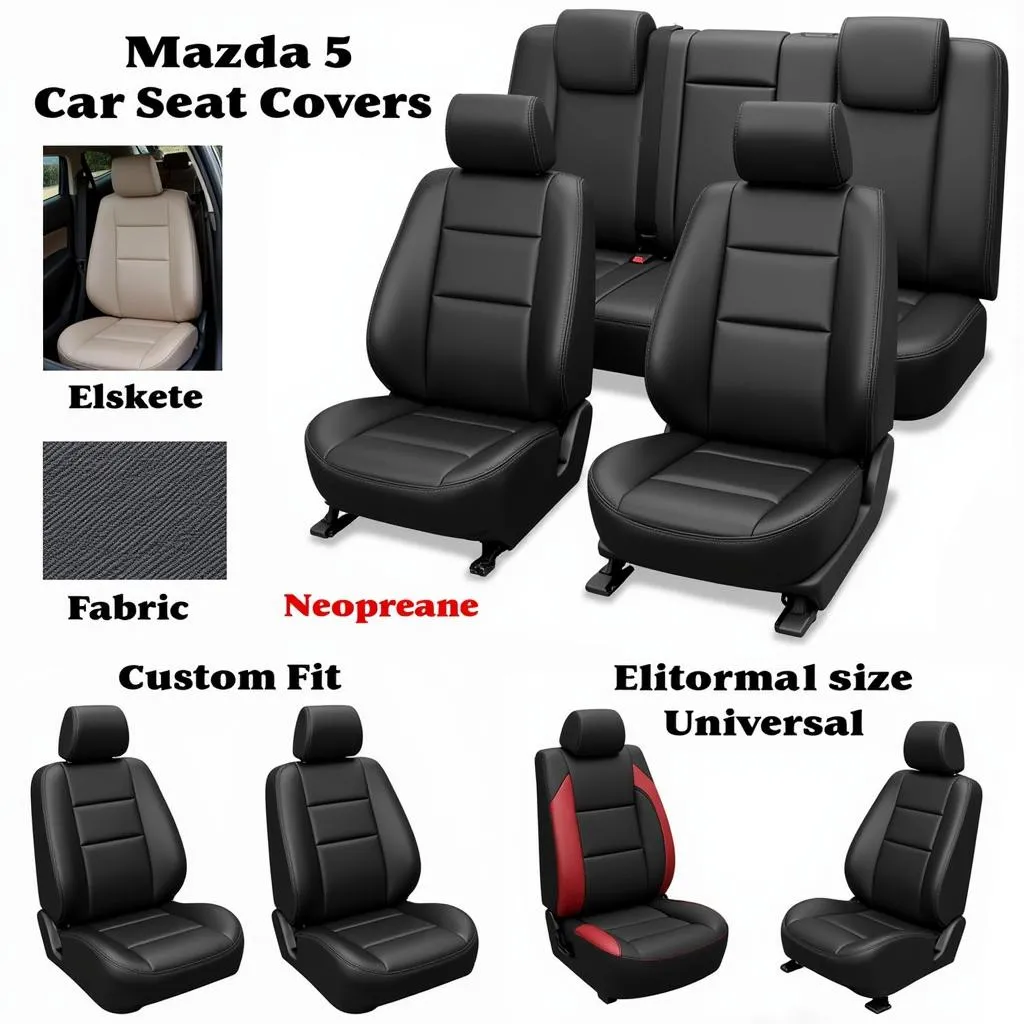 Different Types of Mazda 5 Car Seat Covers