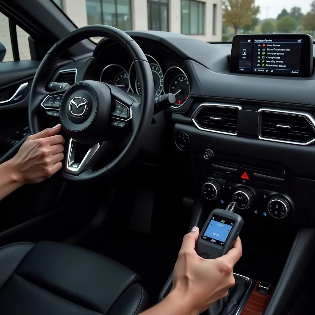 Using an OBD Scanner on a Mazda CX-5