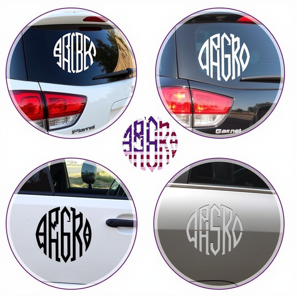 Monogram Stickers for Cars: A Guide to Personalizing Your Ride