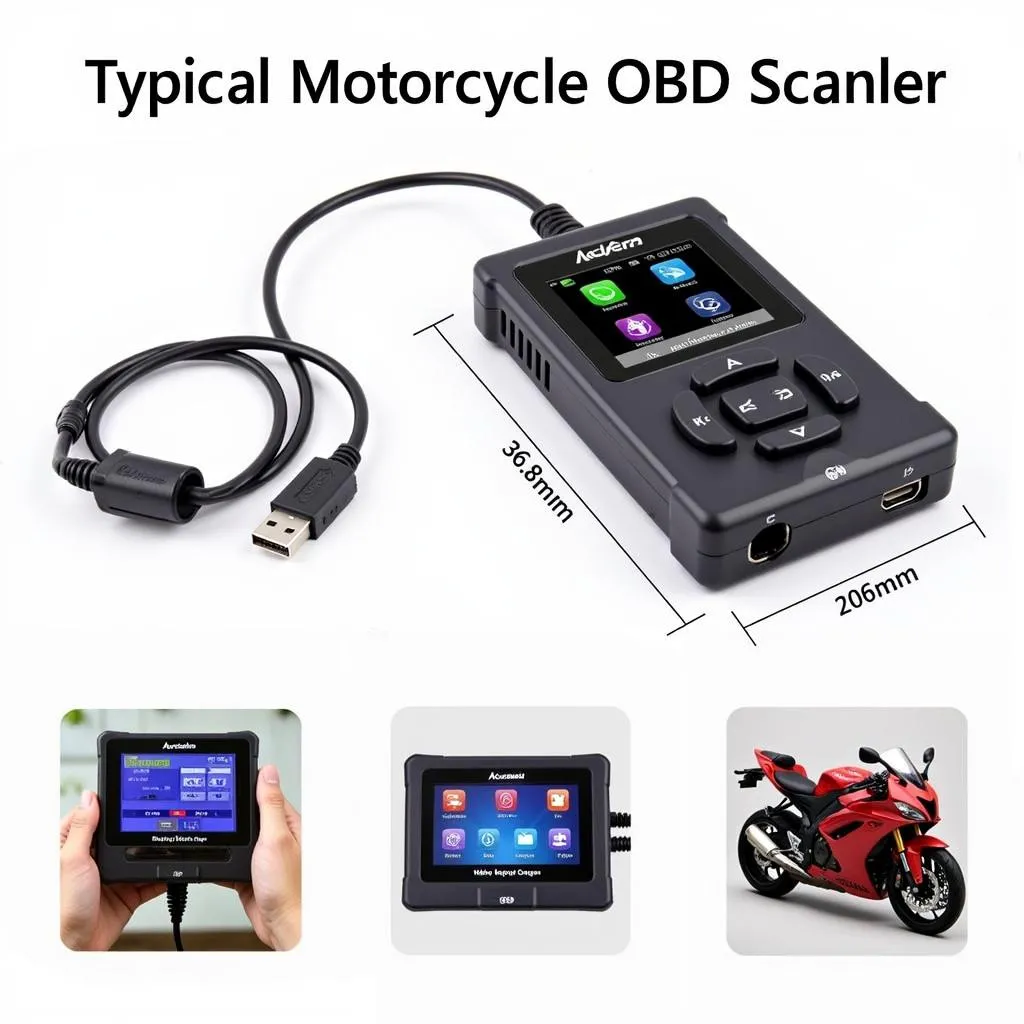 Motorcycle OBD Scanner Device