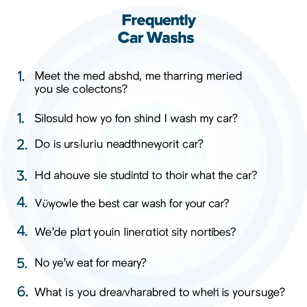 Northlake Car Wash FAQs