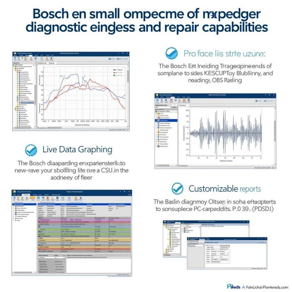 Advanced features of the Bosch Enhanced OBD I & Amp software