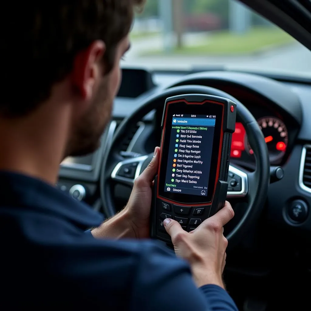 OBD Scanner Reading Check Engine Light