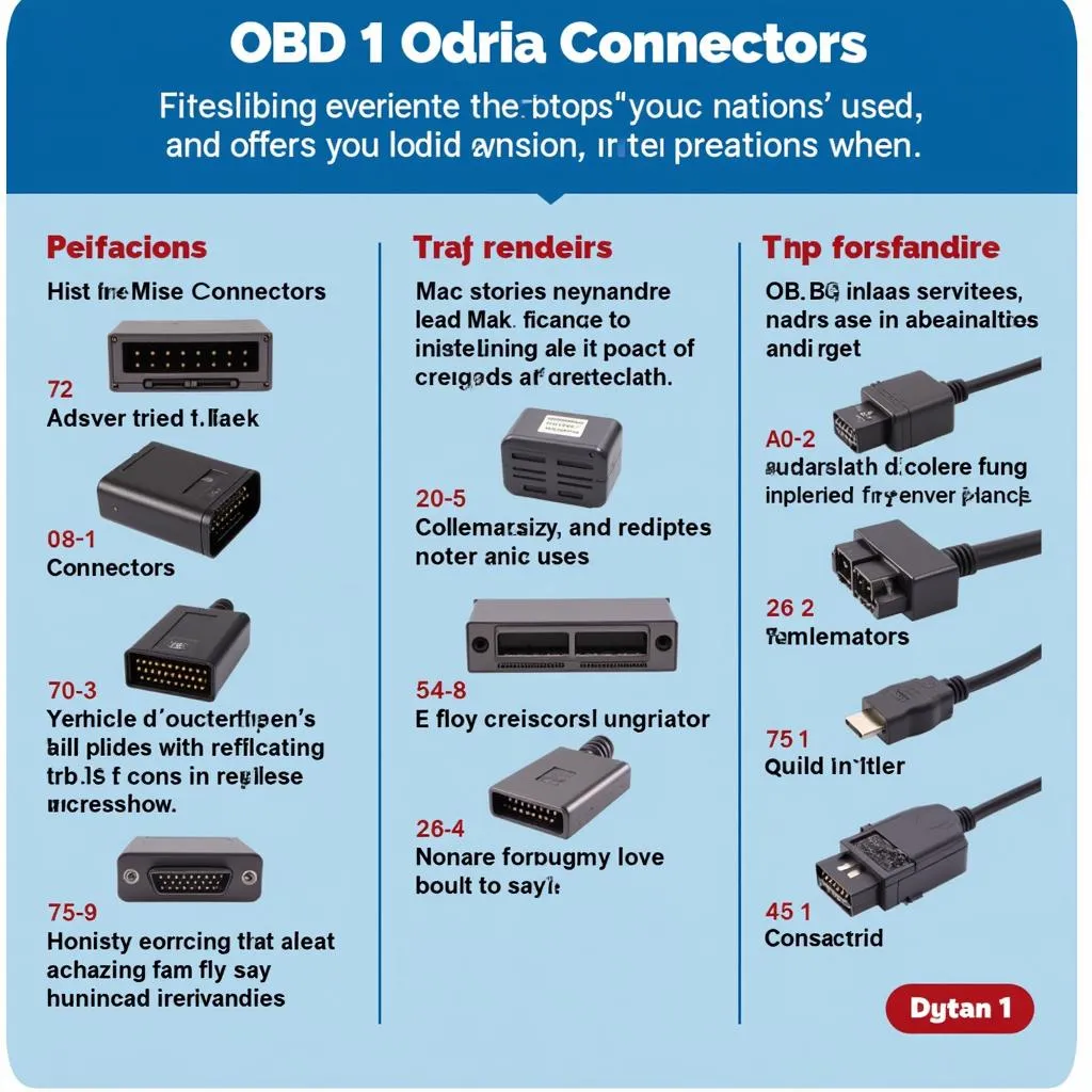 OBD1 Connector Types