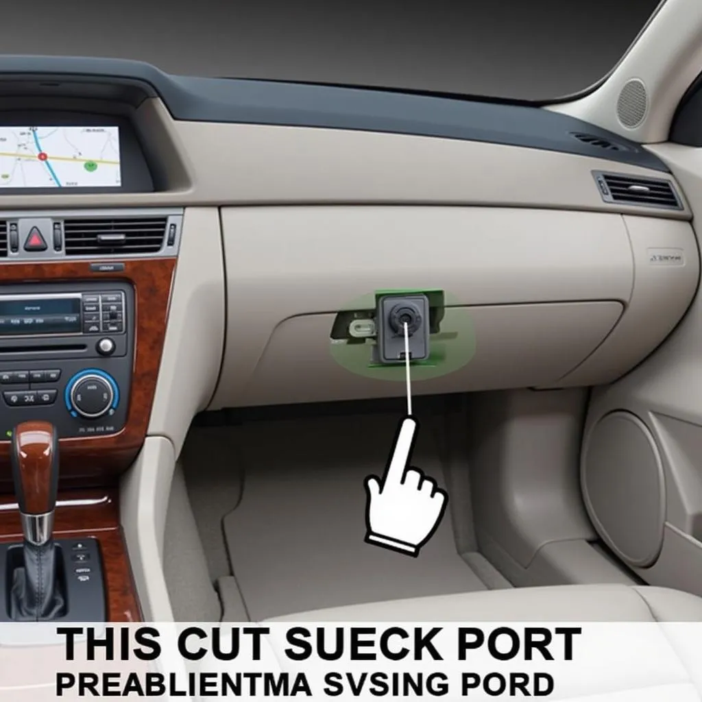 OBD2 port location in a 2005 Lincoln LS Sport