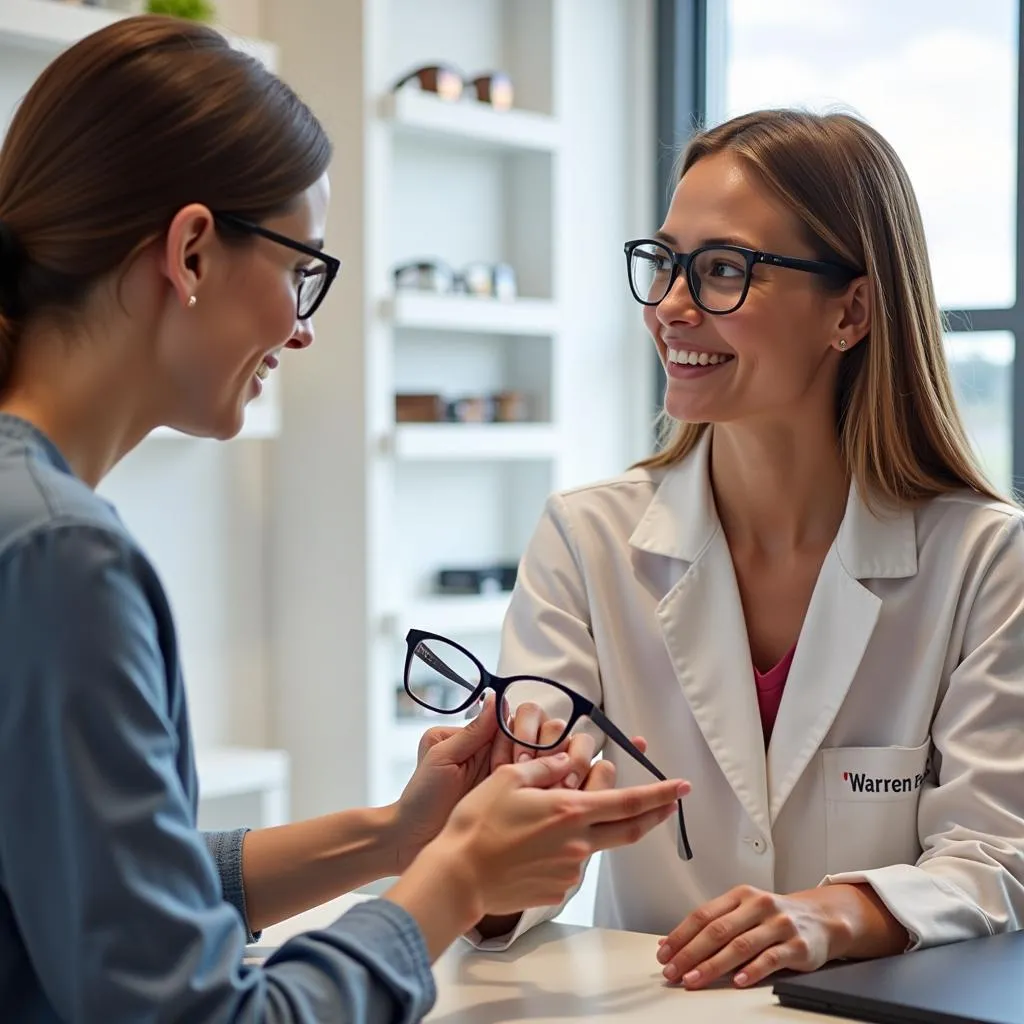 Personalized Eyeglass Consultation at Warren Eye Care