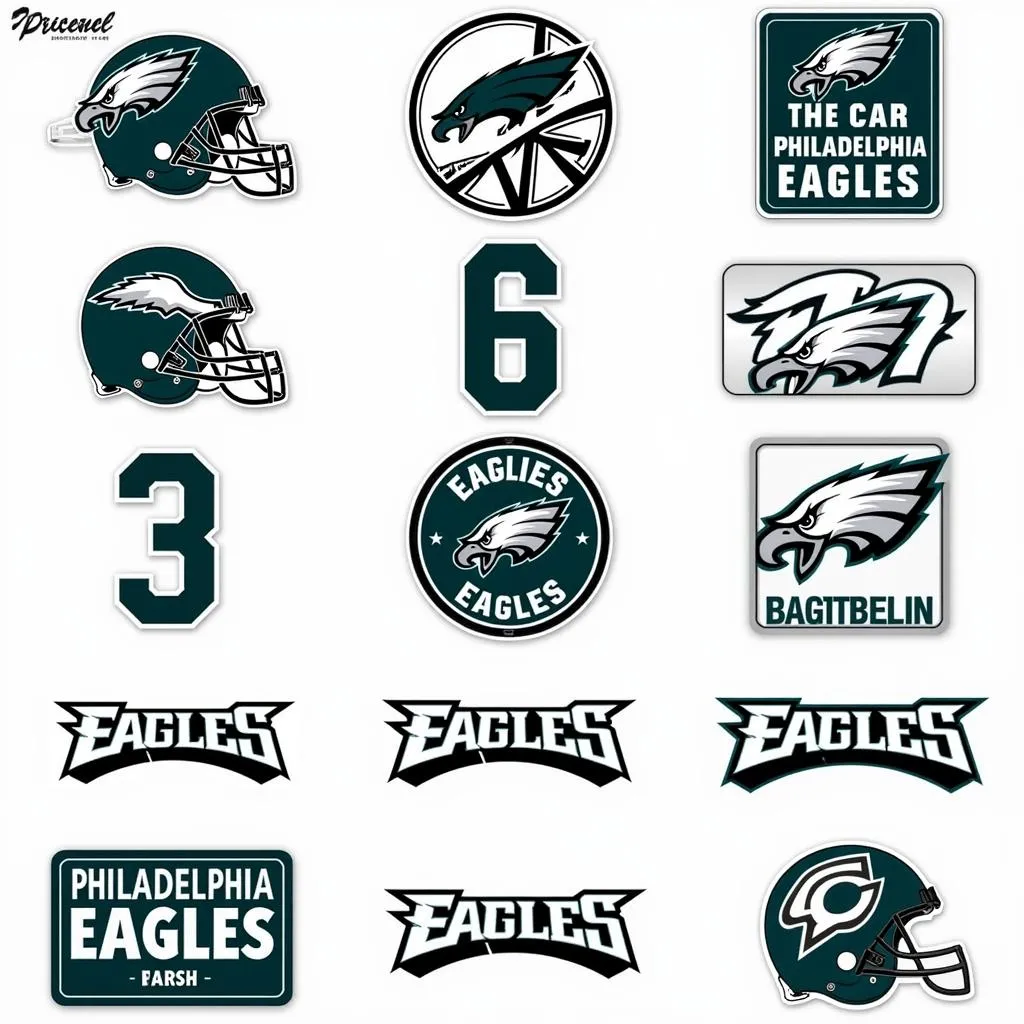 Philadelphia Eagles Car Magnet Designs