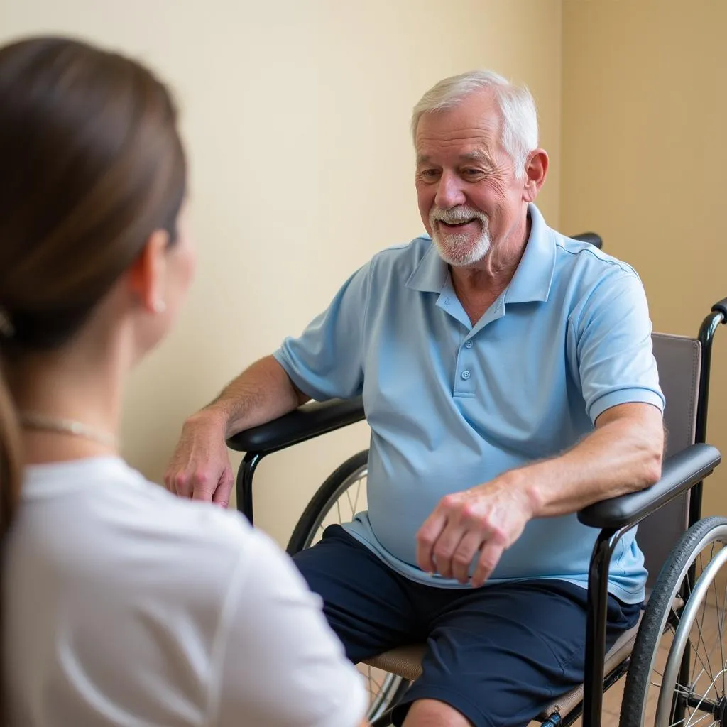 Physical Therapy Session at Beach Breeze Rehab