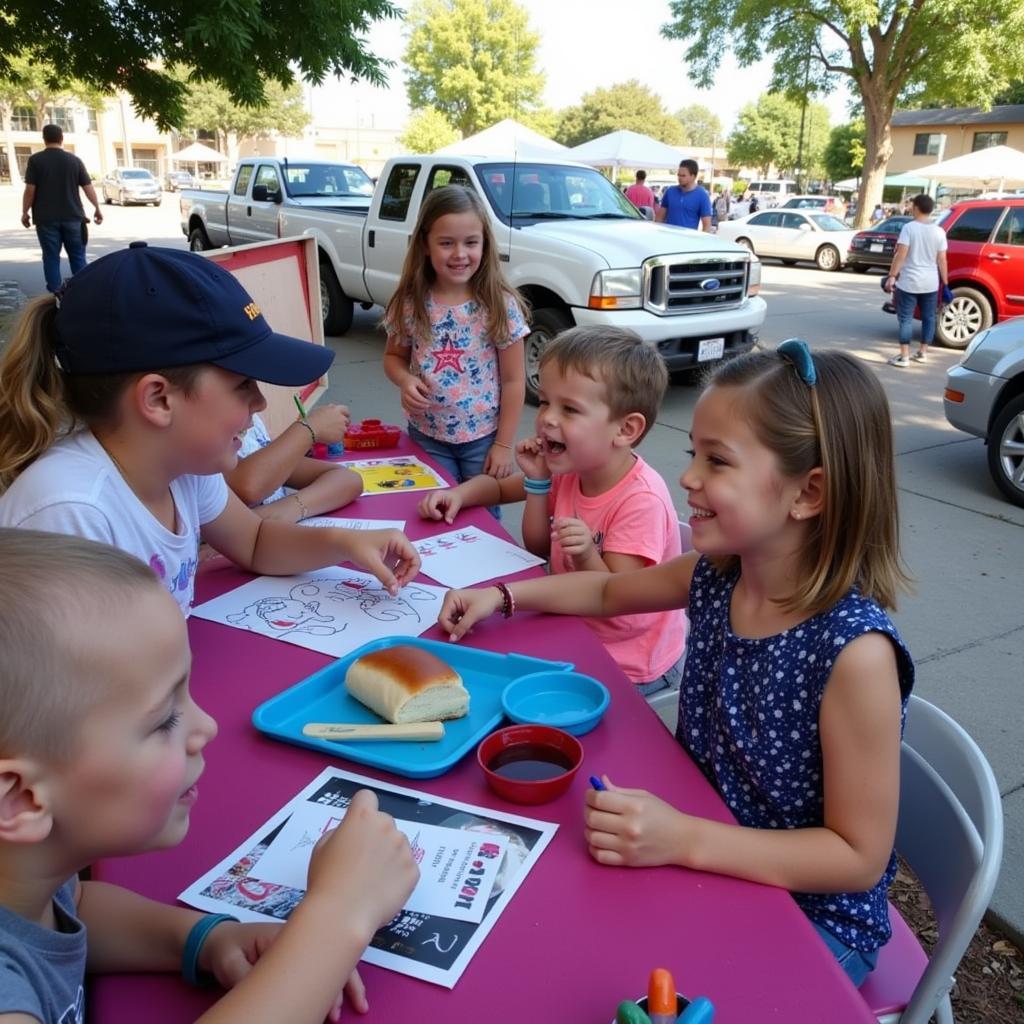 Family-friendly activities at the City of Pittsburg Car Show