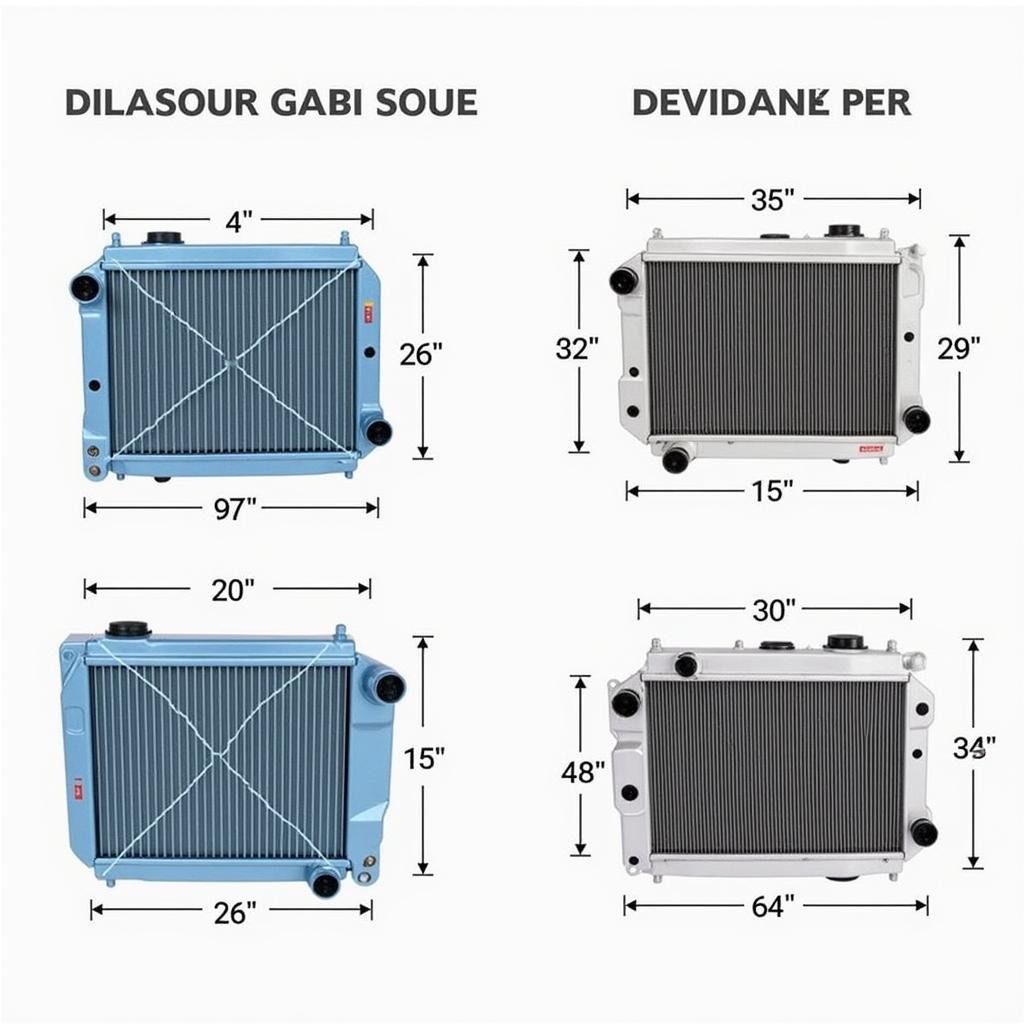 Comparing Old and New Radiator