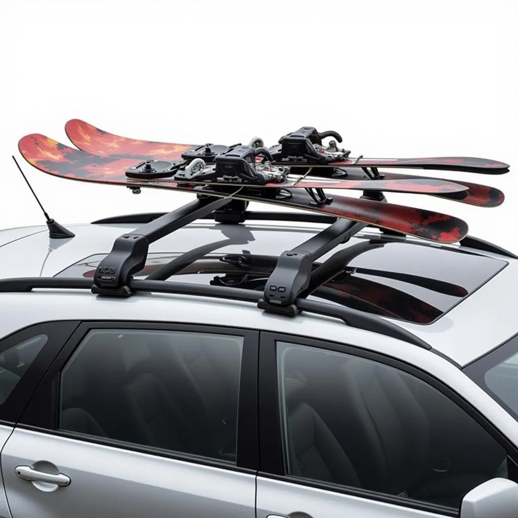 Roof Mounted Ski Rack