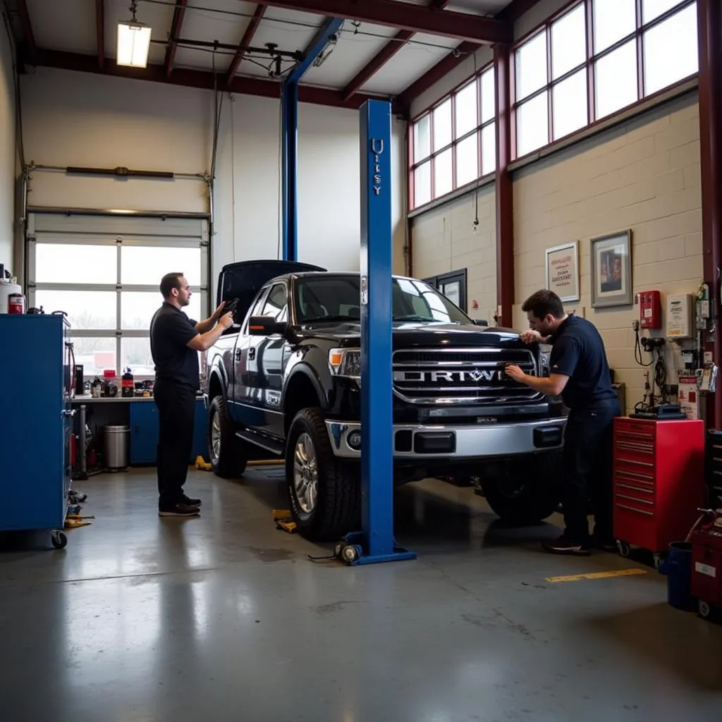 Experienced mechanics working at Roswell Transmission and Car Care Inc.