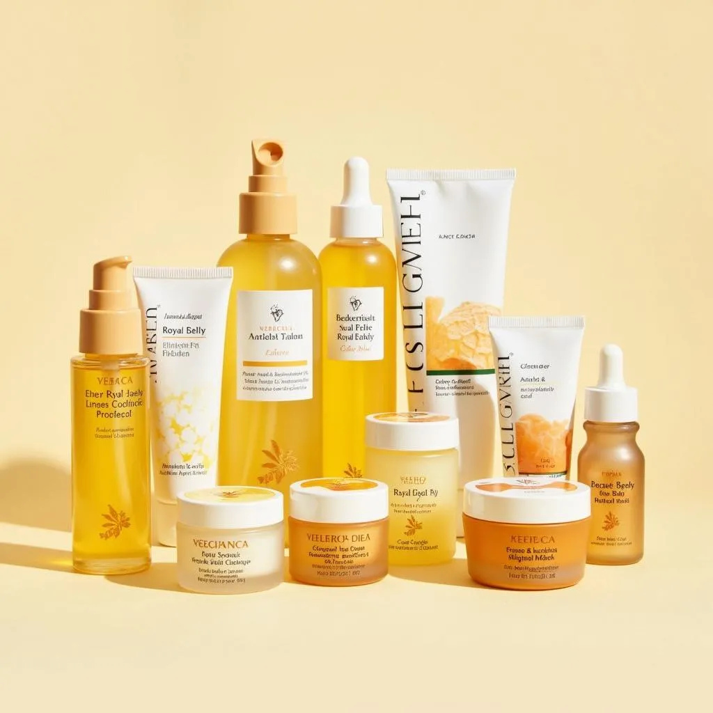 Variety of Royal Jelly Skincare Products