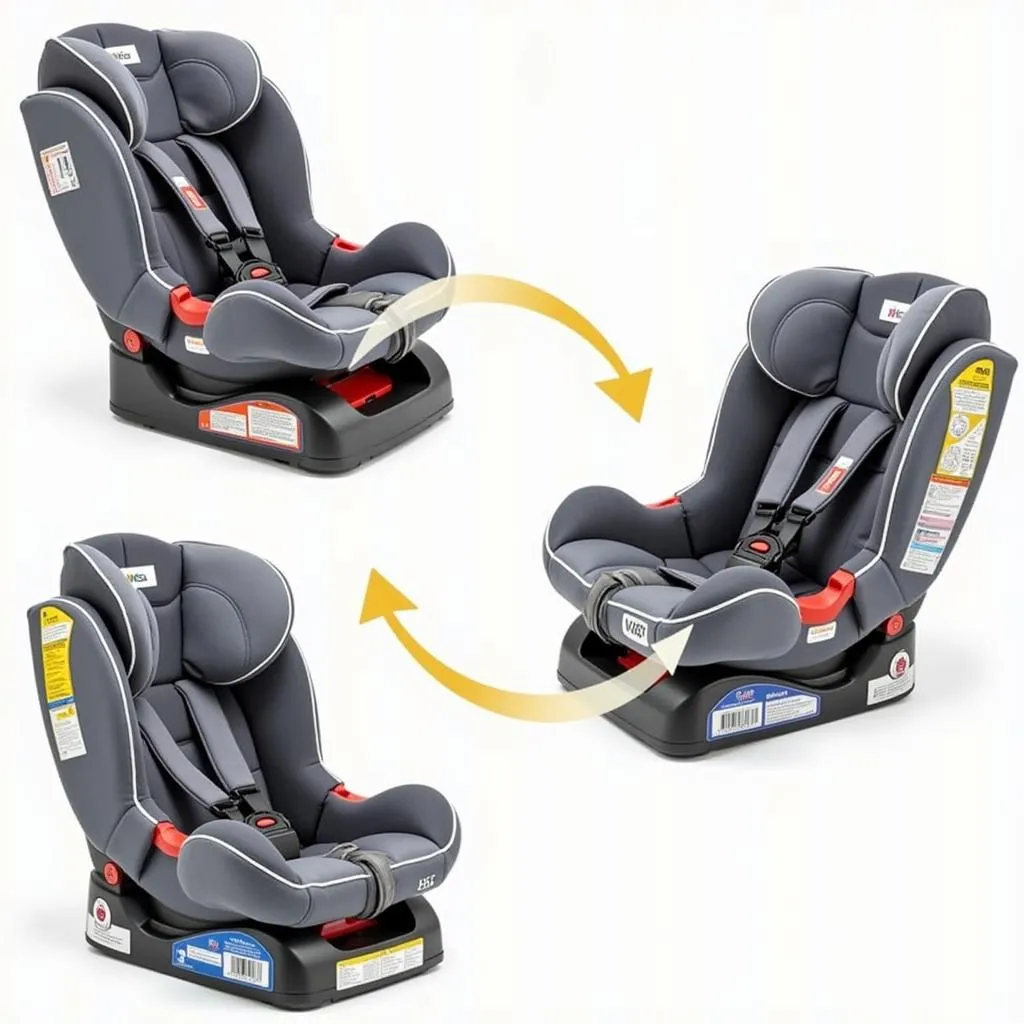 Securely Installed Base Car Seat