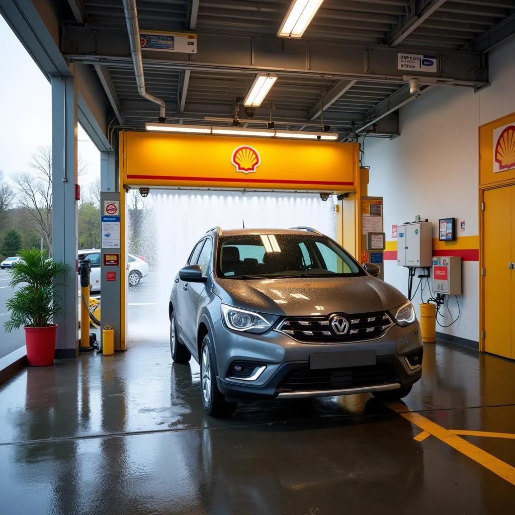 Shell Car Wash Tunnel