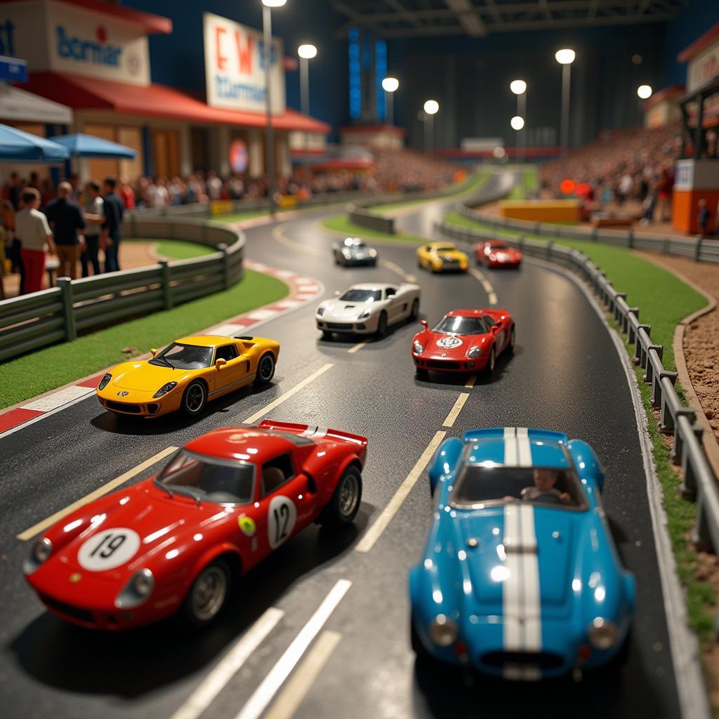 Slot car racing competition