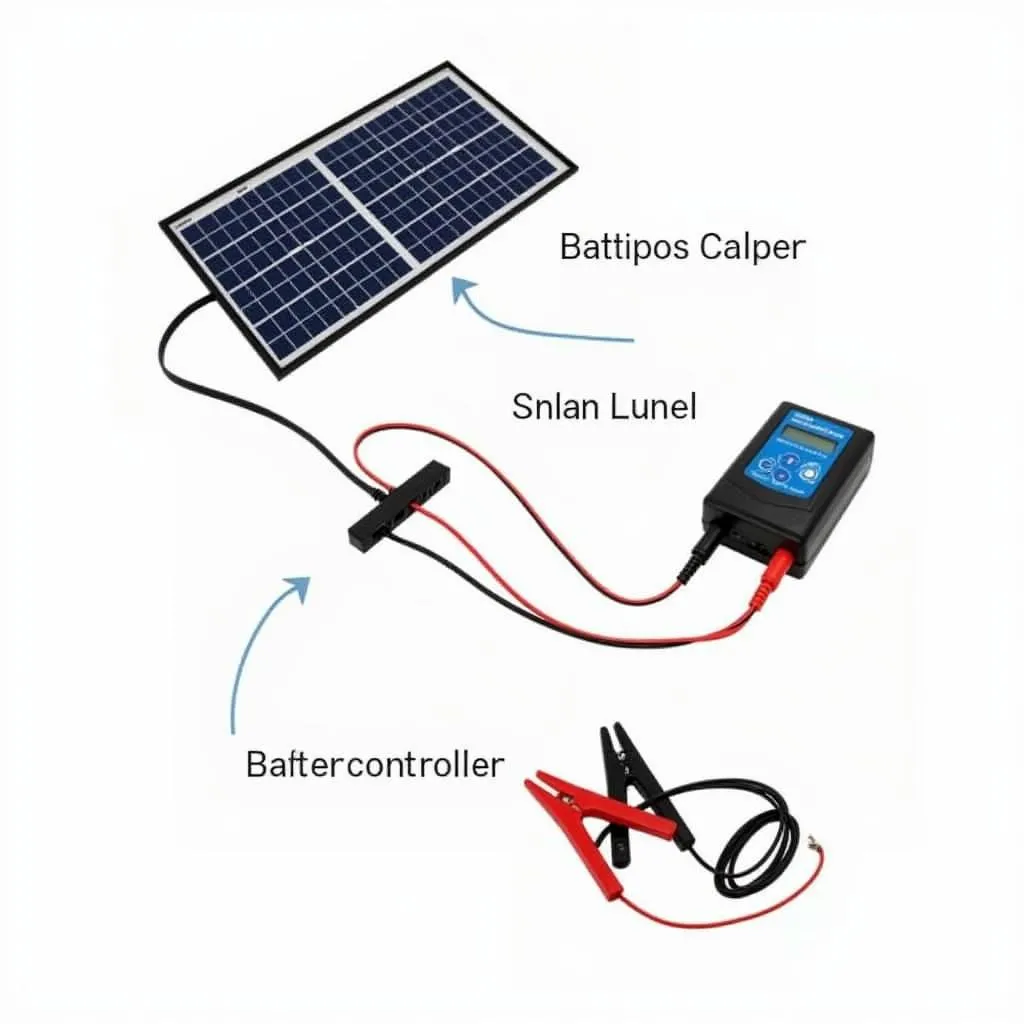 Solar Car Battery Maintainer Components