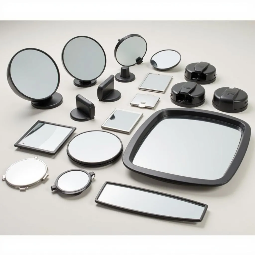 Variety of Stick-On Car Mirrors