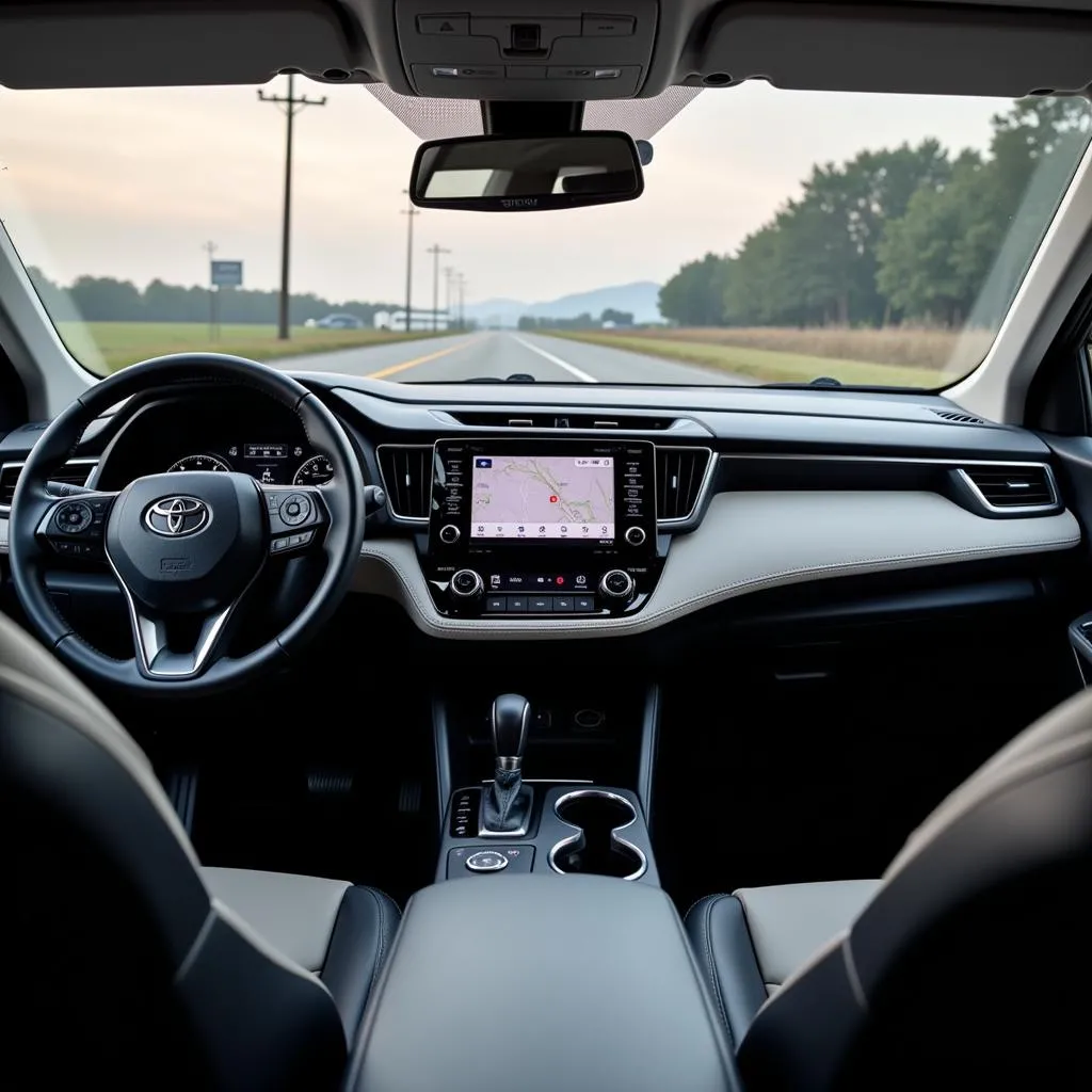 Toyota RAV4 Interior with Advanced Features