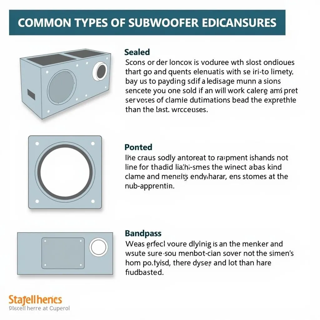 Different Types of Subwoofer Enclosures