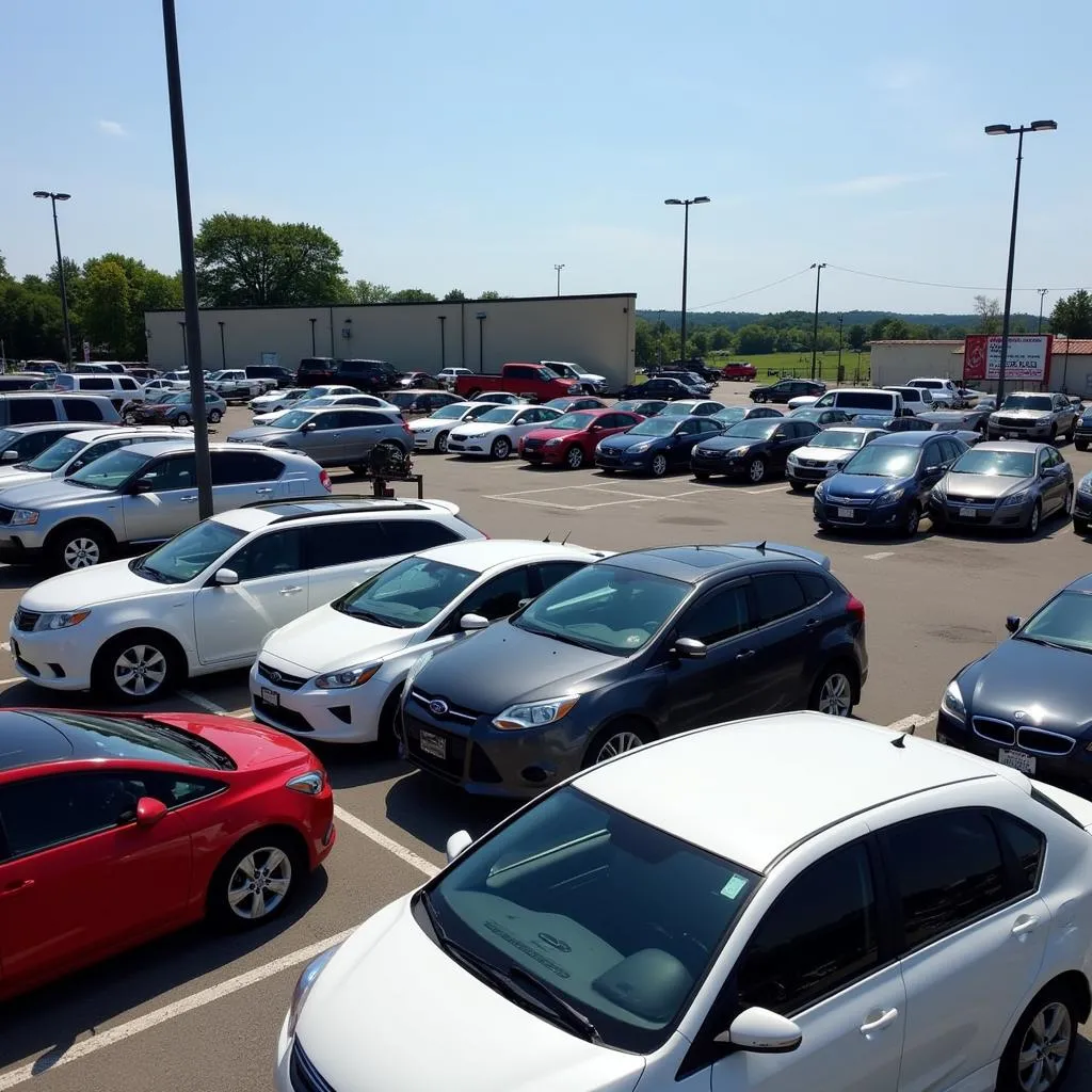 Used Car Lot in Oak Ridge