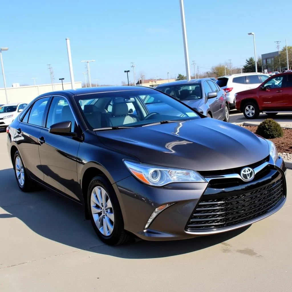 Used Toyota Camry at Dealership in Terre Haute