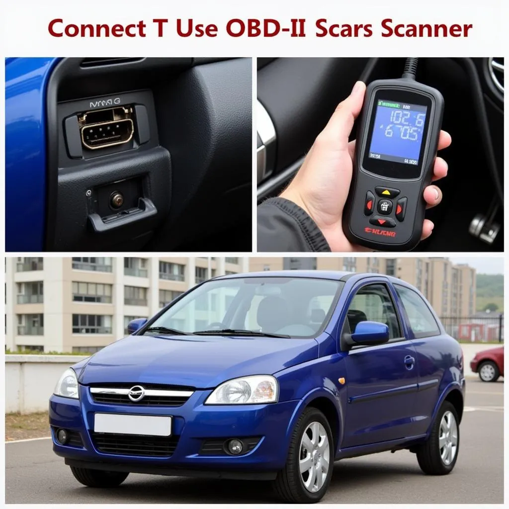 Using an OBD Scanner on Vauxhall Corsa