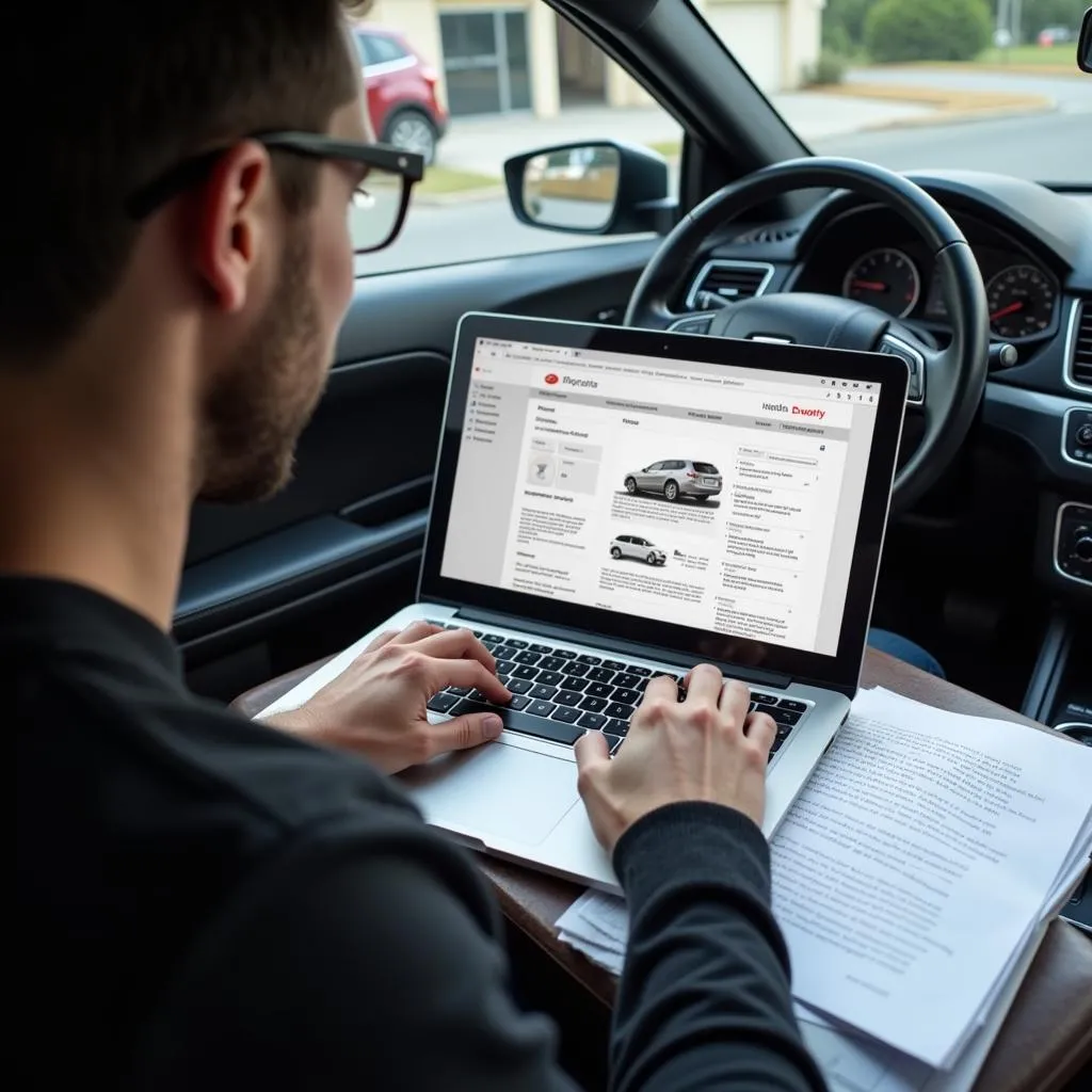 Checking a Vehicle History Report