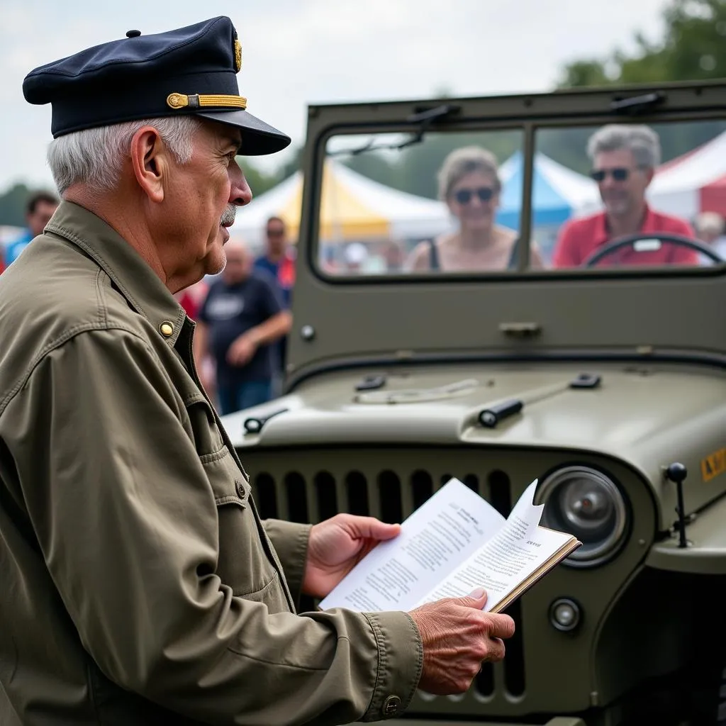 Veteran Sharing Car Story