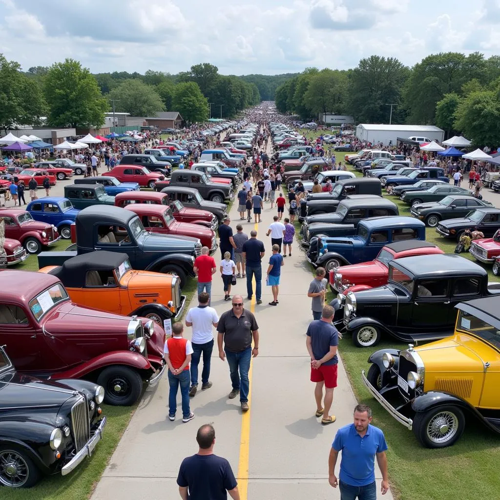 Veterans Car Show Display