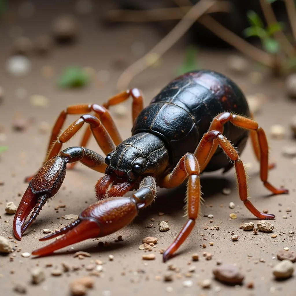 Vinegaroon molting process