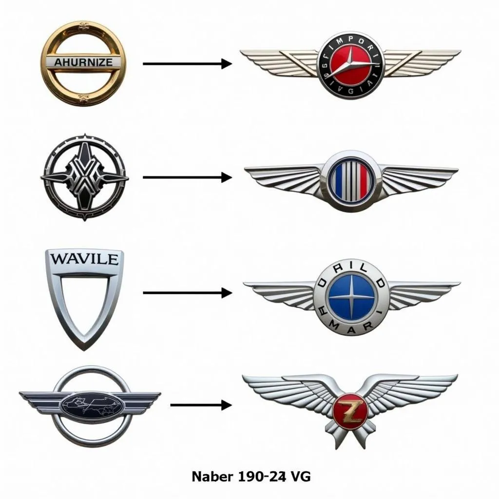 Evolution of a Vintage Car Badge