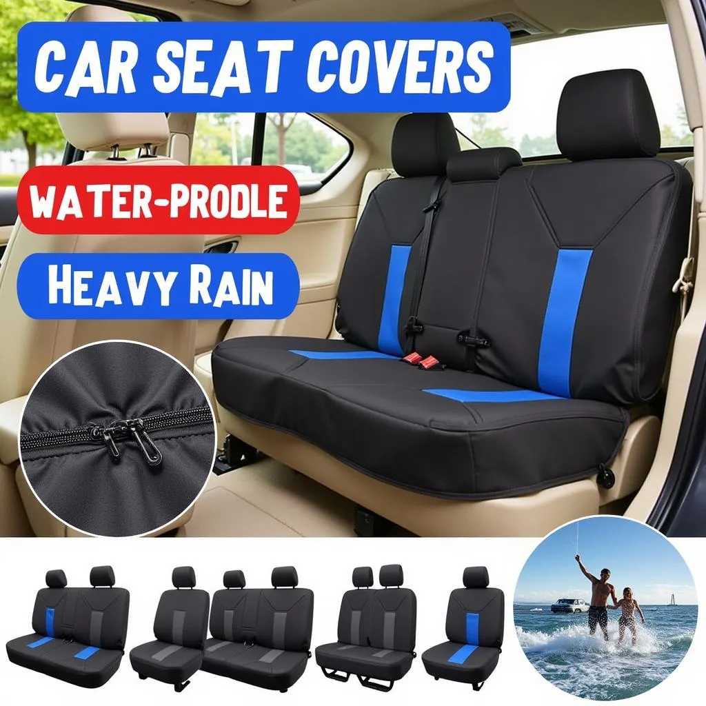 Waterproof Car Seat Covers for Rain