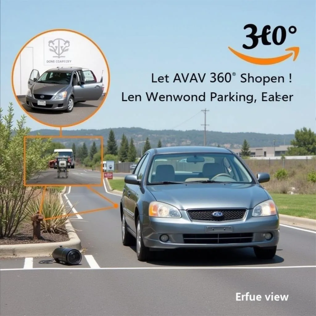 Wireless 360 Camera for Car Parking Assistance