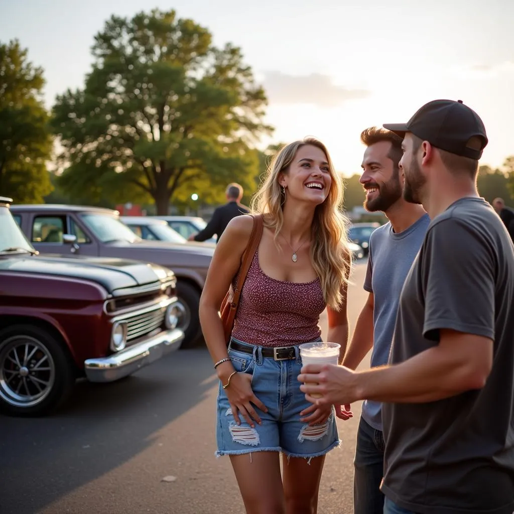 Attendees at a Car Show in Wisconsin