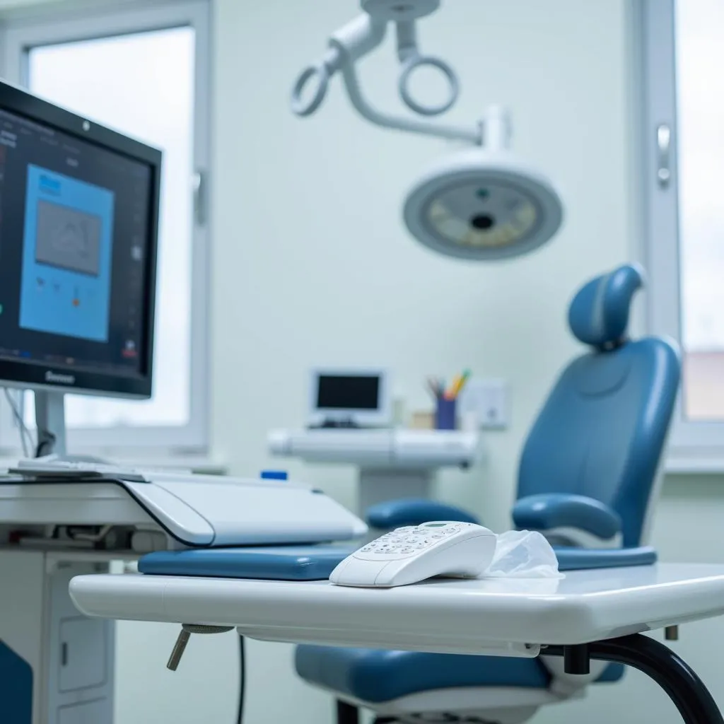 Medical equipment in a doctor's office in Lansing